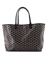 Pre-Owned Goyard Pm Saint Louis Tote Claire Voie Coated Canvas