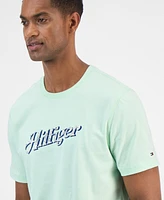Tommy Hilfiger Men's Short Sleeve Crewneck Script Logo T-Shirt