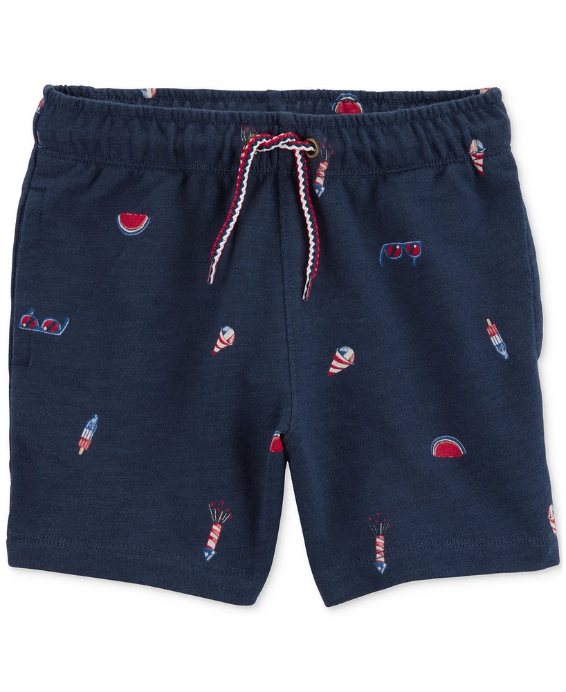 Carter's Toddler Boys Cotton 4th Of July Pull-On Shorts