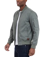 Lucky Brand Men's Garment-Dyed Full-Zip Bomber Jacket