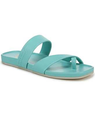 Franco Sarto Women's Estella Open Square Toe Slide Flat Sandals