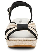 Anne Klein Women's Pileni Platform Block Heel Dress Sandals