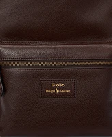 Polo Ralph Lauren Men's Pebbled Leather Backpack