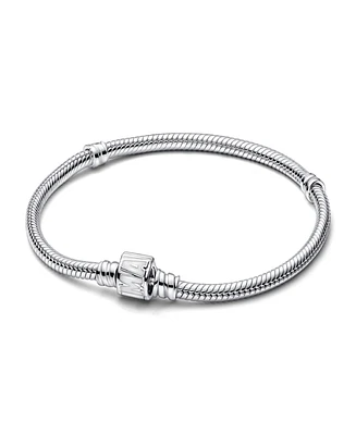 Pandora Moments Marvel Logo Clasp Snake Chain Bracelet