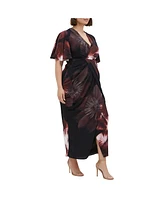 Plus Braelynn Print Maxi Dress