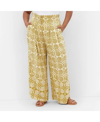 Plus Eva Print Pant