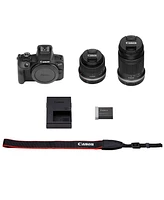 Canon Eos R100 Mirrorless Camera with 18-45mm and 55-210mm Lenses