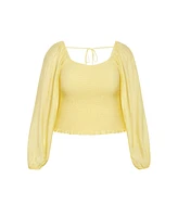 City Chic Plus Rowy Top