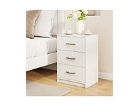 3 Drawer Nightstand with Storage for Living Room