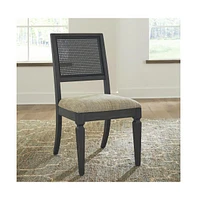 Liberty Furniture, Panel Back Side Chair (Rta), Blackstone Finish