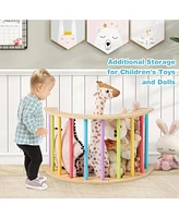 6 1 Kids Climbing Arch Playset wIth Removable Cushion and Stoppers