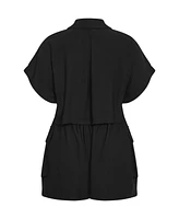 Plus Jade Playsuit