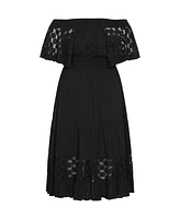 City Chic Plus Spellbound Dress