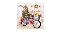 Girls Bike with Basket and Detachable Training Wheels Stylish and Safe Bicycle for Young Riders