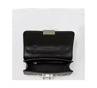 Susu The Hollywood Studded Leather Crossbody Black