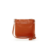 Susu Brown Leather Crossbody Bag