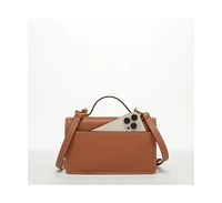 Susu The Jessica Brown Leather Crossbody Bag