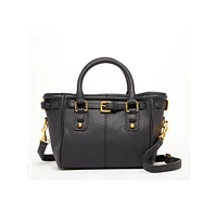 Susu The Emma Leather Satchel Bag Black