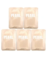 Lapcos Pearl Beauty Sheet Mask Set Brightening 5 Sheets