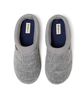 Dearfoams Men's Asher Marled Knit Clog House Slipper