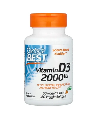 Doctor's Best Vitamin D3 50 mcg (2 000 Iu)