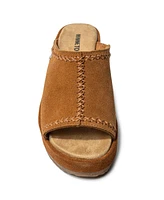 Minnetonka Women's Paislee Suede Wedge Sandals