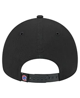 New Era Men's Black Chicago Cubs 9FORTY A-Frame Adjustable Hat