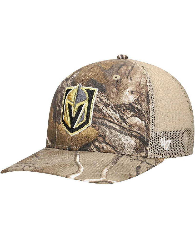 '47 Brand Men's Realtree Camo Vegas Golden Knights Logo Trucker Adjustable Hat