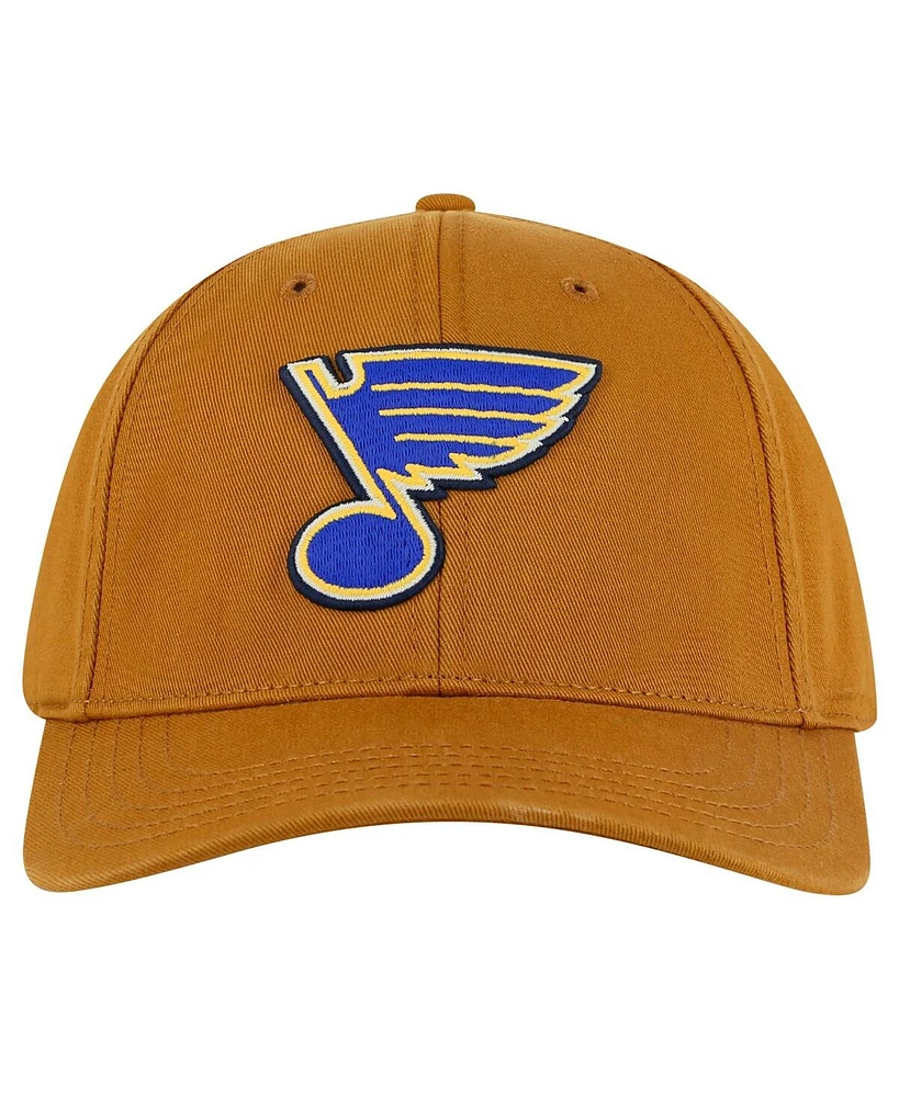 American Needle Men's Tan St. Louis Blues Hepcat Washed Twill Adjustable Hat