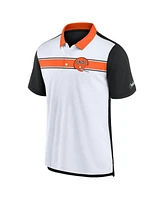 Nike Men's White/Black Cincinnati Bengals Rewind Pique Polo Shirt