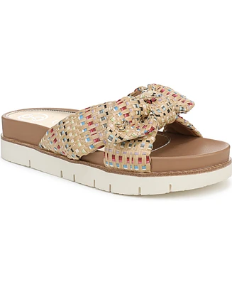 Sam and Libby Women's Astrid Bow Platform Footbed Sandals