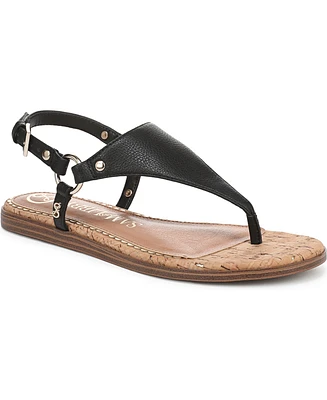 Sam and Libby Women's Kellen Thong Slingback Flat Sandals