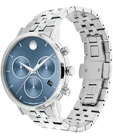 Movado Men's Museum Classic Swiss Quartz Chronograph Stainless-Steel Watch, 42mm