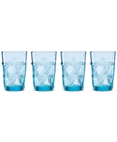 Lenox Butterfly Meadow Blue Tall Glasses, Set of 4