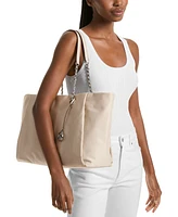 Michael Michael Kors Georgia Extra Large Top Zip Nylon Tote