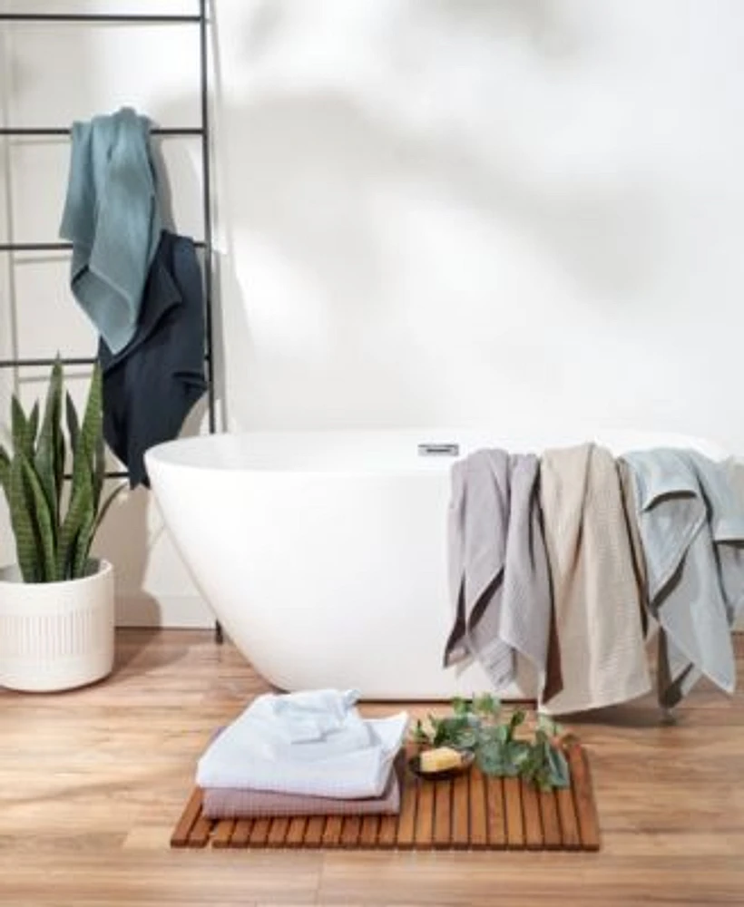 Uchino Waffle Twist 100 Cotton Bath Towels
