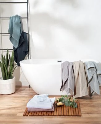 Uchino Waffle Twist 100 Cotton Bath Towels