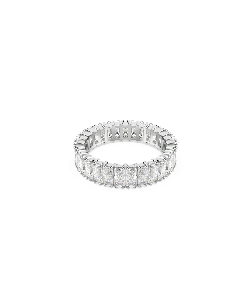 Swarovski Crystal Baguette Cut Radiant Band Ring