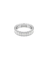 Swarovski Crystal Baguette Cut Radiant Band Ring