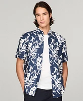 Tommy Hilfiger Men's Regular-Fit Tropical Print Linen Shirt