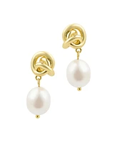 Adornia Freshwater Cultivated Pearl Knot Earrings