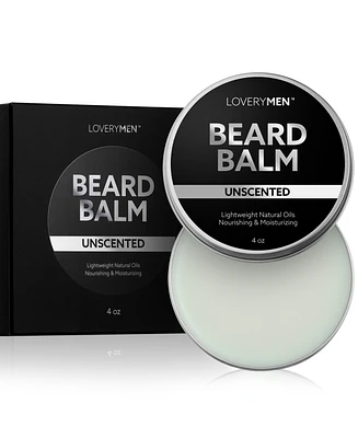 Lovery LoveryMen Unscented Beard Balm, 4 oz.