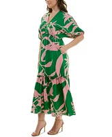 Taylor Plus Printed Maxi Dress