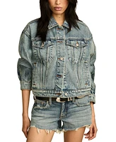 Lucky Brand Women's Barrel-Sleeve Trucker Jacket