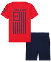 Under Armour Toddler Boys & Little Logo Shirt Shorts Set