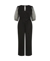 Plus Asher 3/4 Jumpsuit