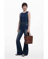 Desigual Women's Small perforated letters bag