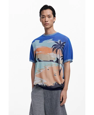 Desigual Men's Beach knit T-shirt
