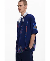 Desigual Men's Ethnic print T-shirt