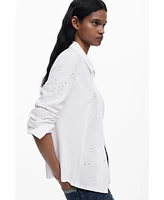 Desigual Women's Embroidered fitted shirt